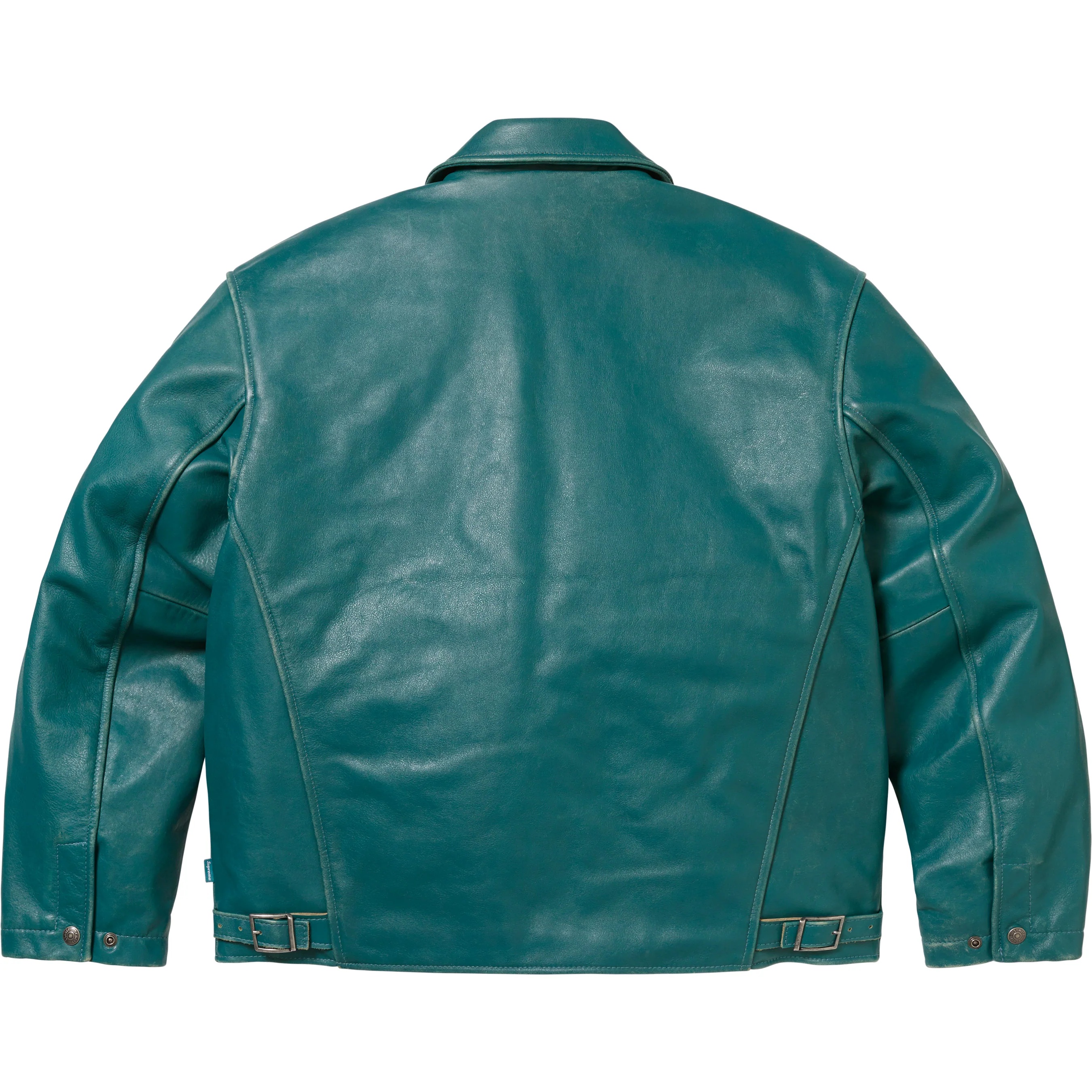Supreme®/Schott® Leather Racer Jacket view 5